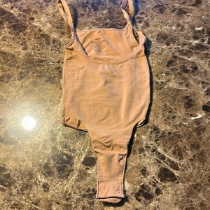 Skims seamless open bust thong bodysuit